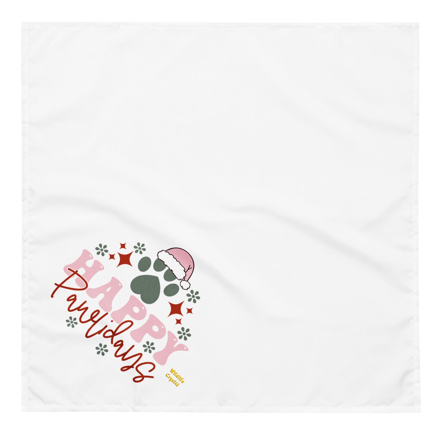 Happy Pawlidays Dog Bandana