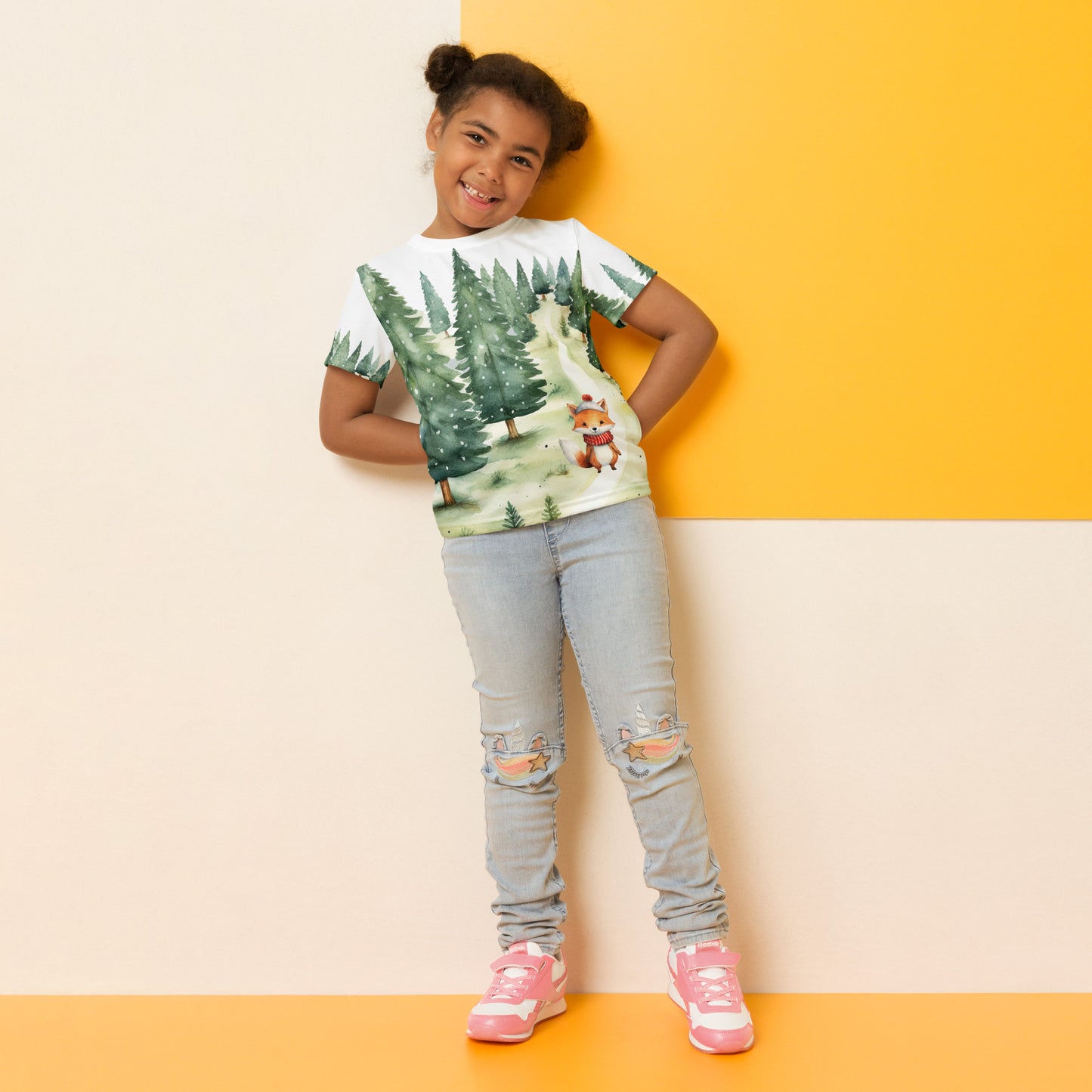 Fox Friend Kids all-over print Shirt