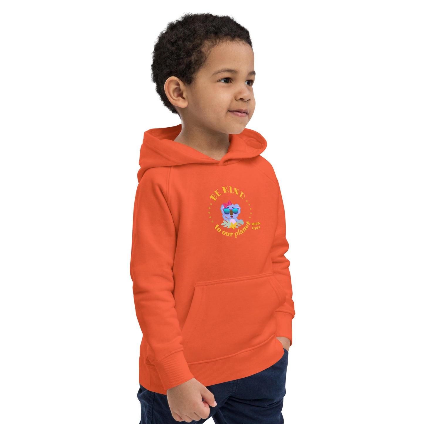 Be Kind To Our Planet Kids Eco Hoodie