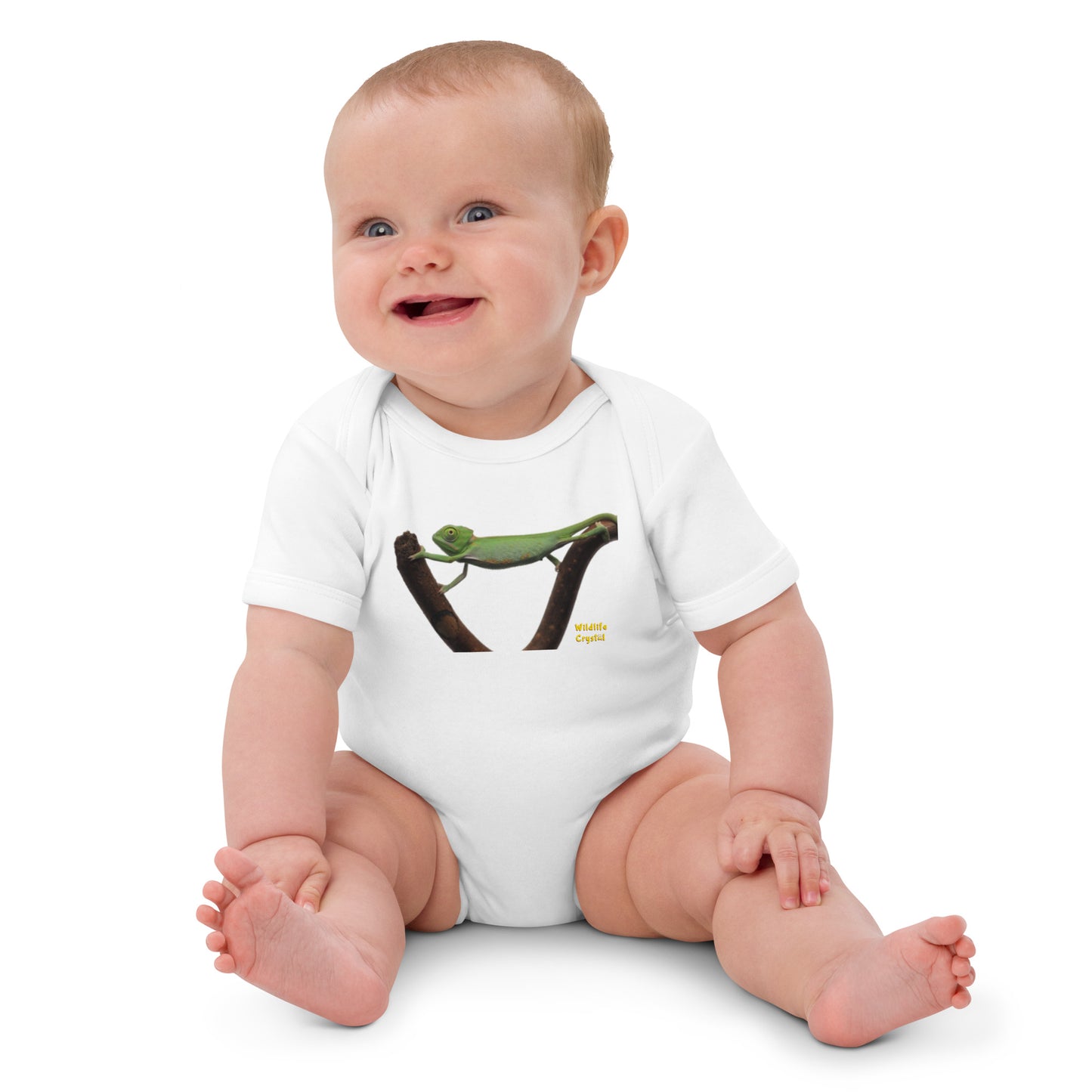 Chameleon Organic cotton baby bodysuit
