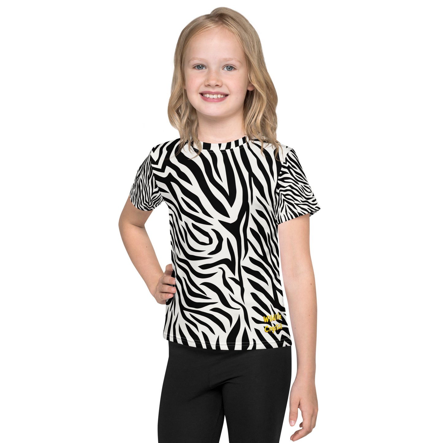 Zebra All Over Print Kids Shirt