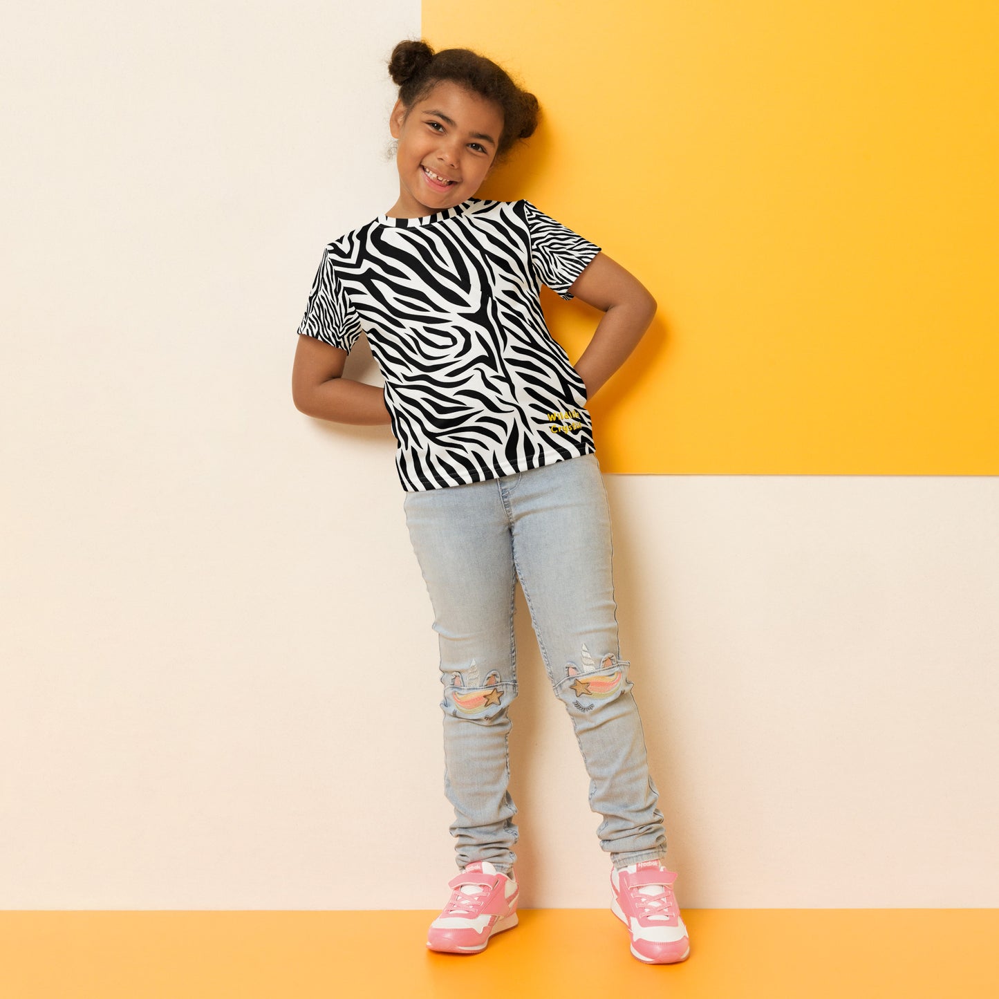 Zebra All Over Print Kids Shirt