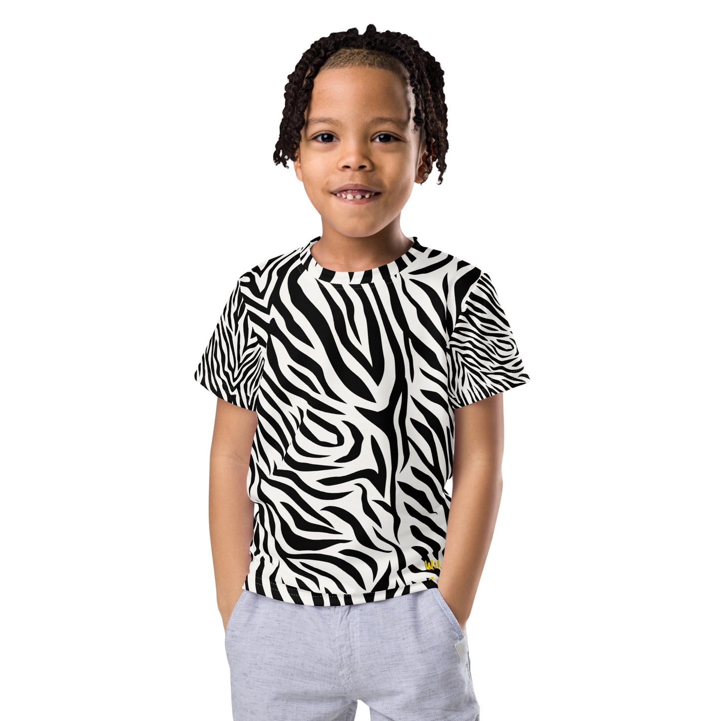 Zebra All Over Print Kids Shirt