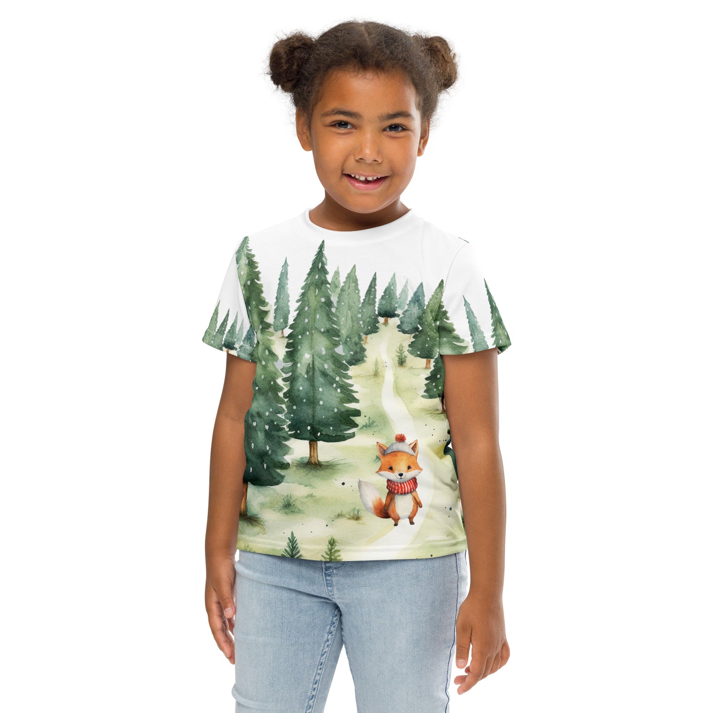 Fox Friend Kids all-over print Shirt