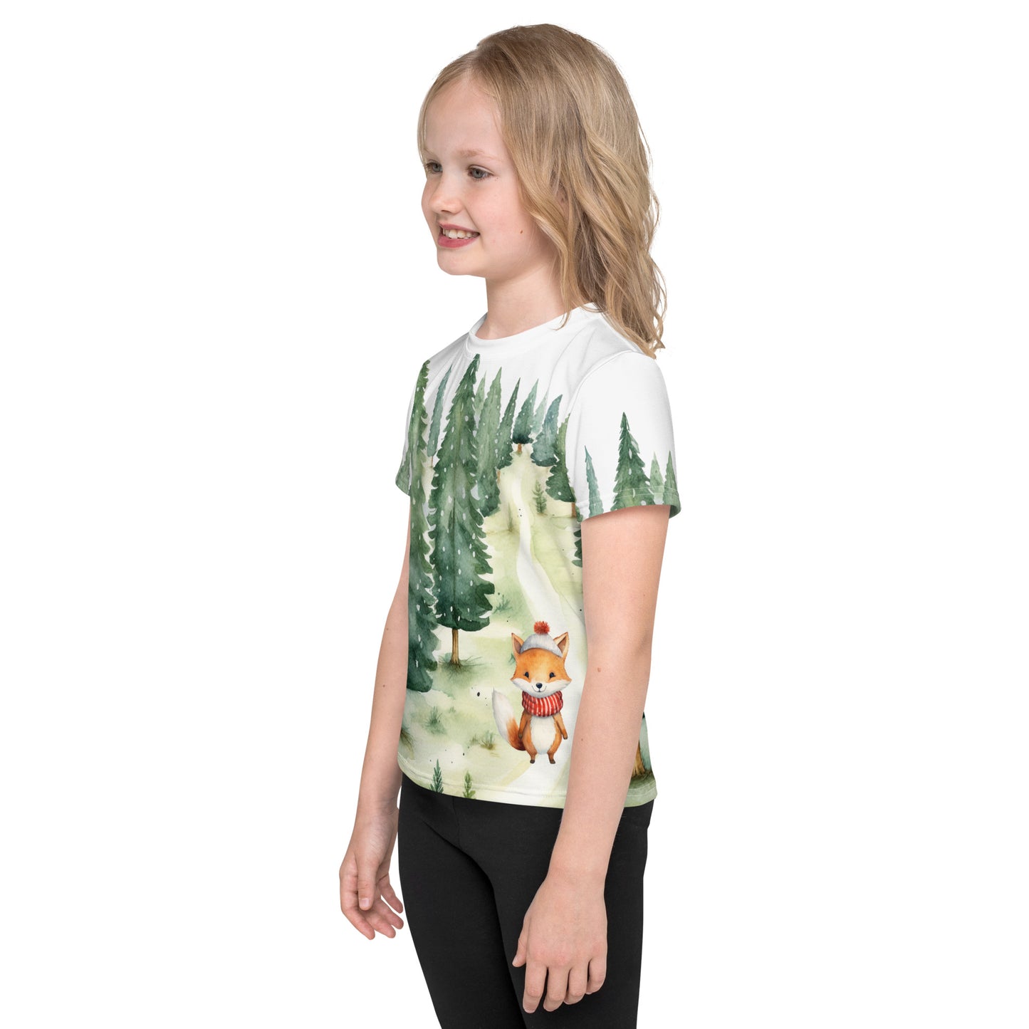 Fox Friend Kids all-over print Shirt