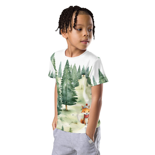 Fox Friend Kids all-over print Shirt
