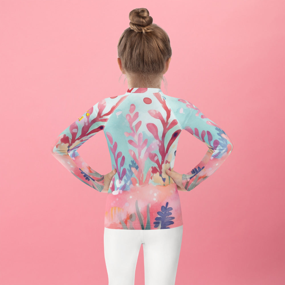 Ocean Love Sea Turtle Kids Rash Guard