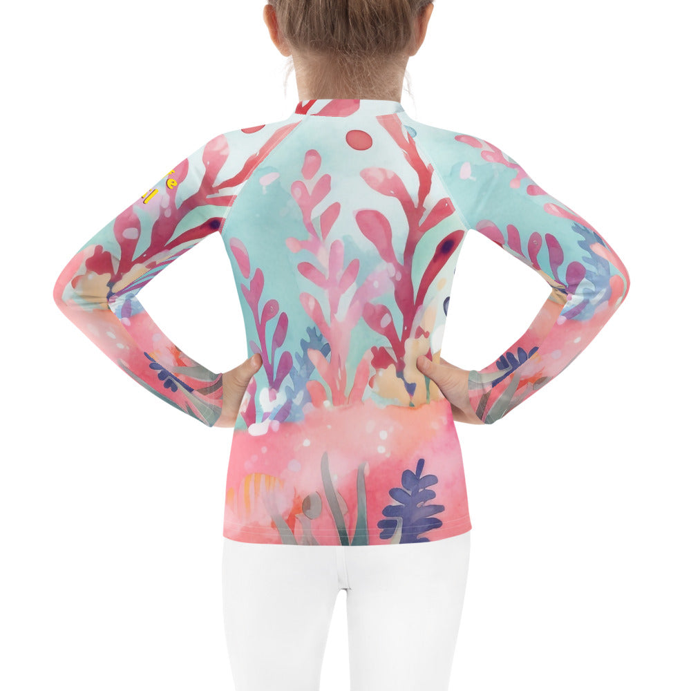 Ocean Love Sea Turtle Kids Rash Guard