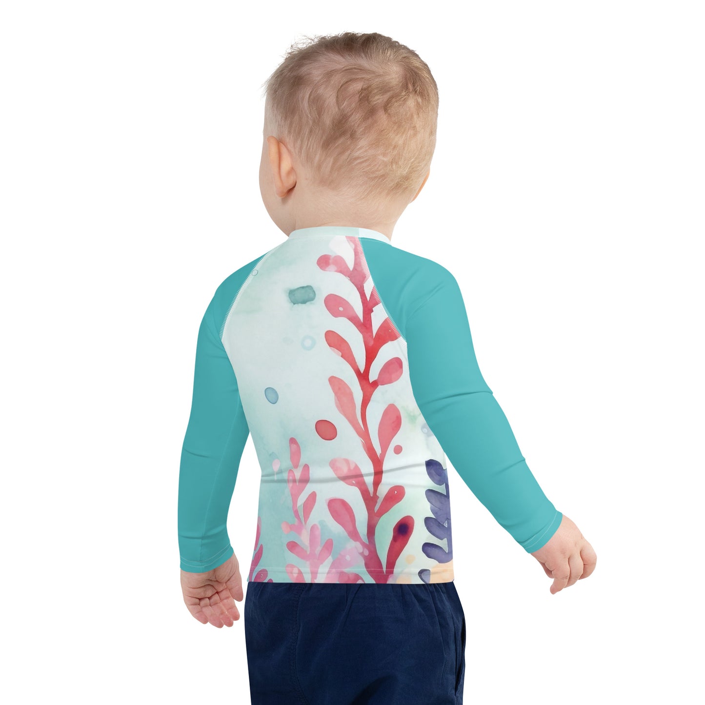 Ocean Love Shark Kids Rash Guard