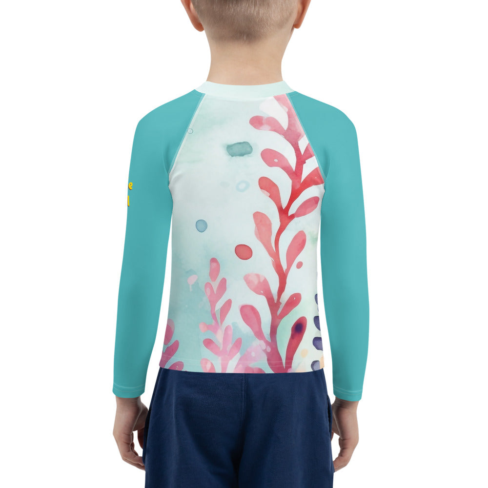 Ocean Love Shark Kids Rash Guard