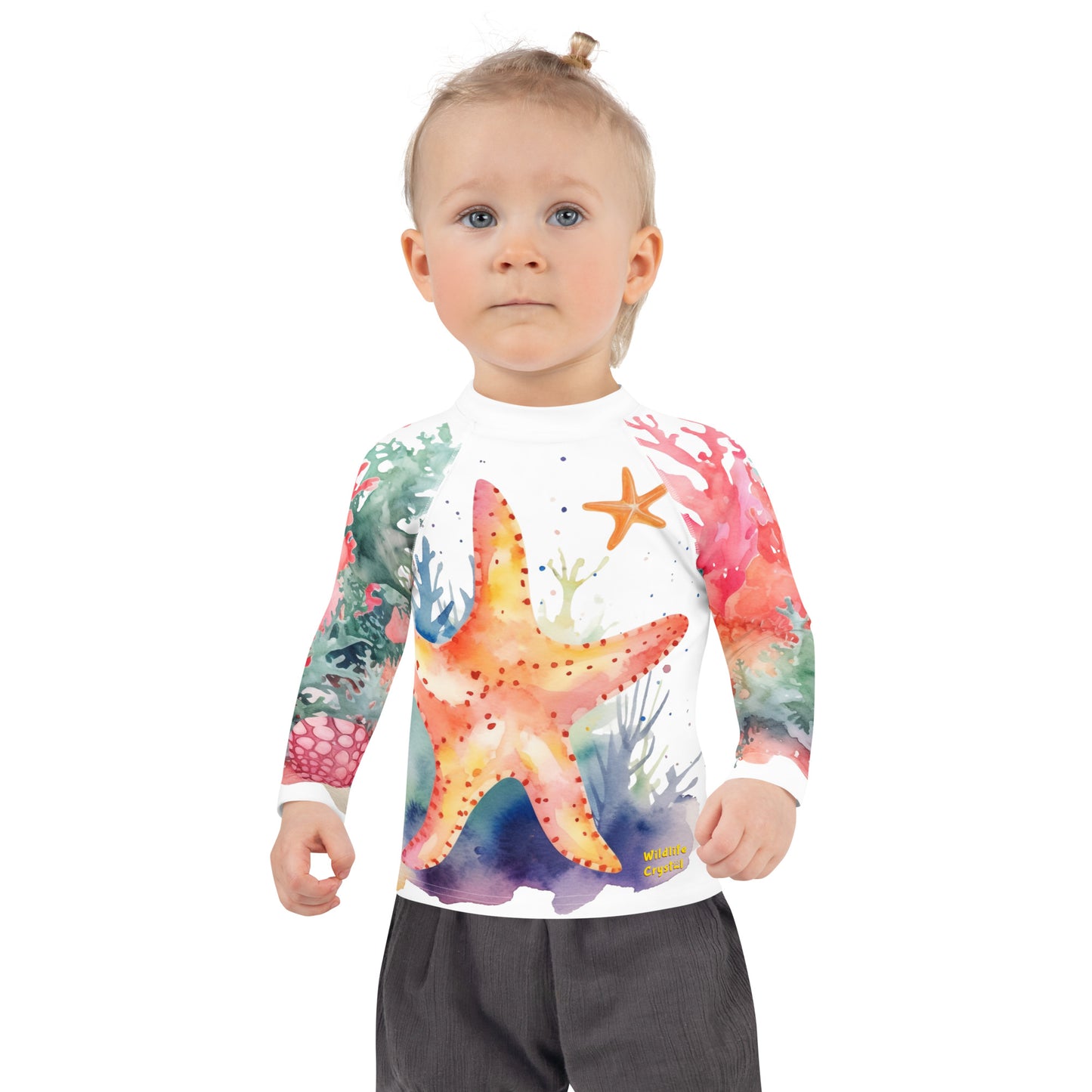 Ocean Love Starfish Kids Rash Guard