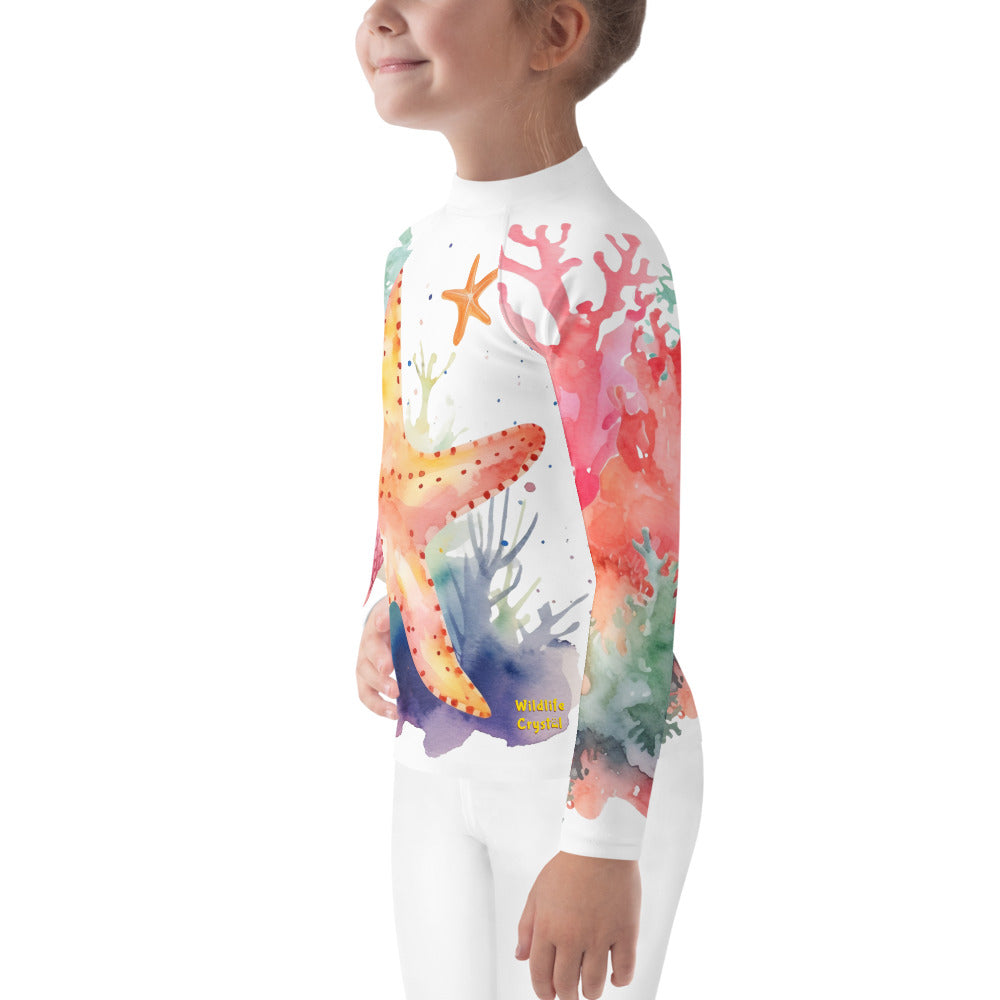 Ocean Love Starfish Kids Rash Guard