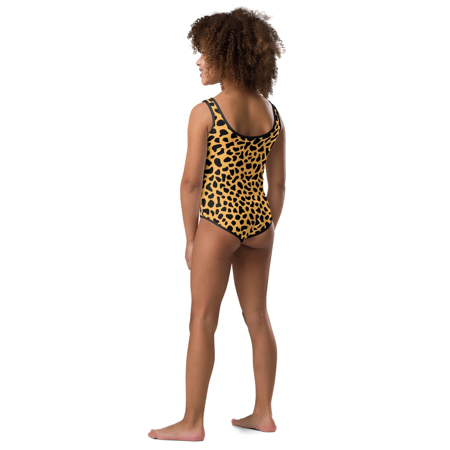 Cheetah All-Over Print Kids Swimsuit