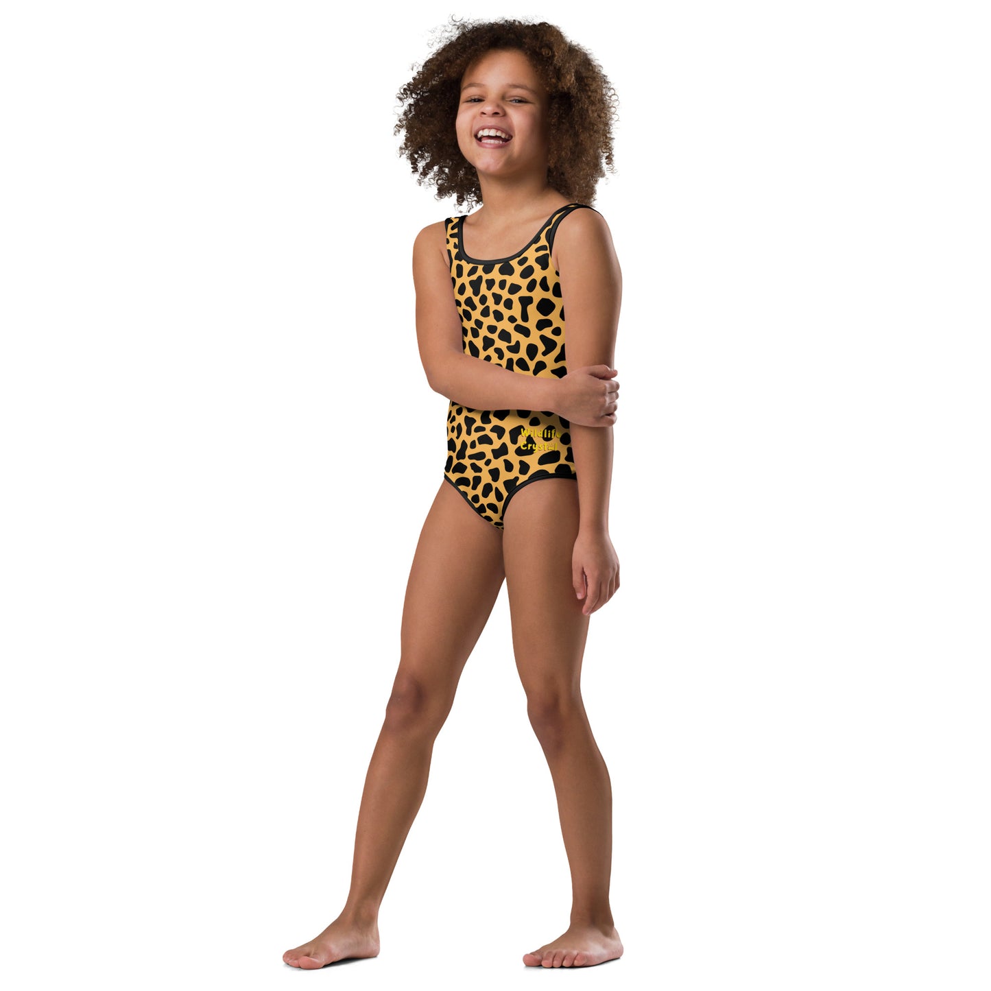 Cheetah All-Over Print Kids Swimsuit