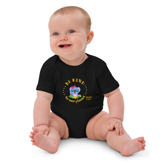 Be Kind To Our Planet Organic cotton baby bodysuit