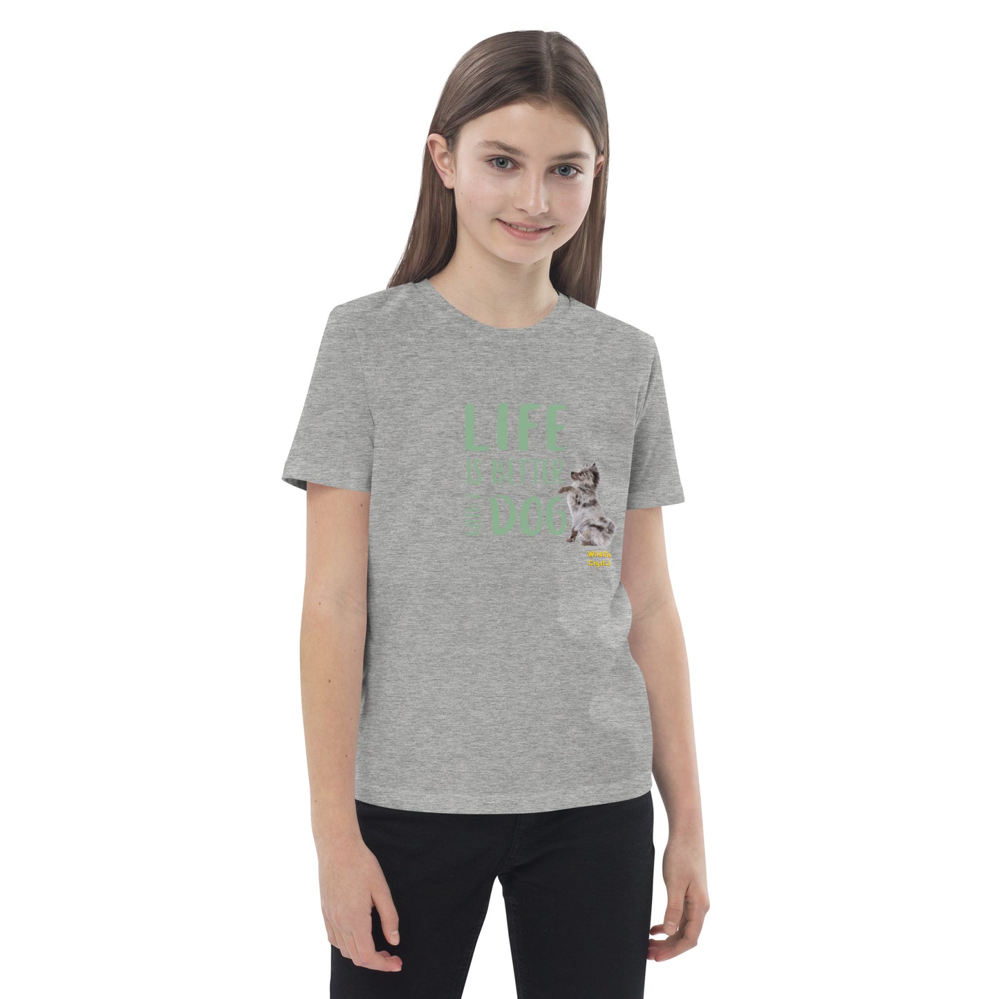 Life Is Better with a Dog Organic Cotton Kids Tee