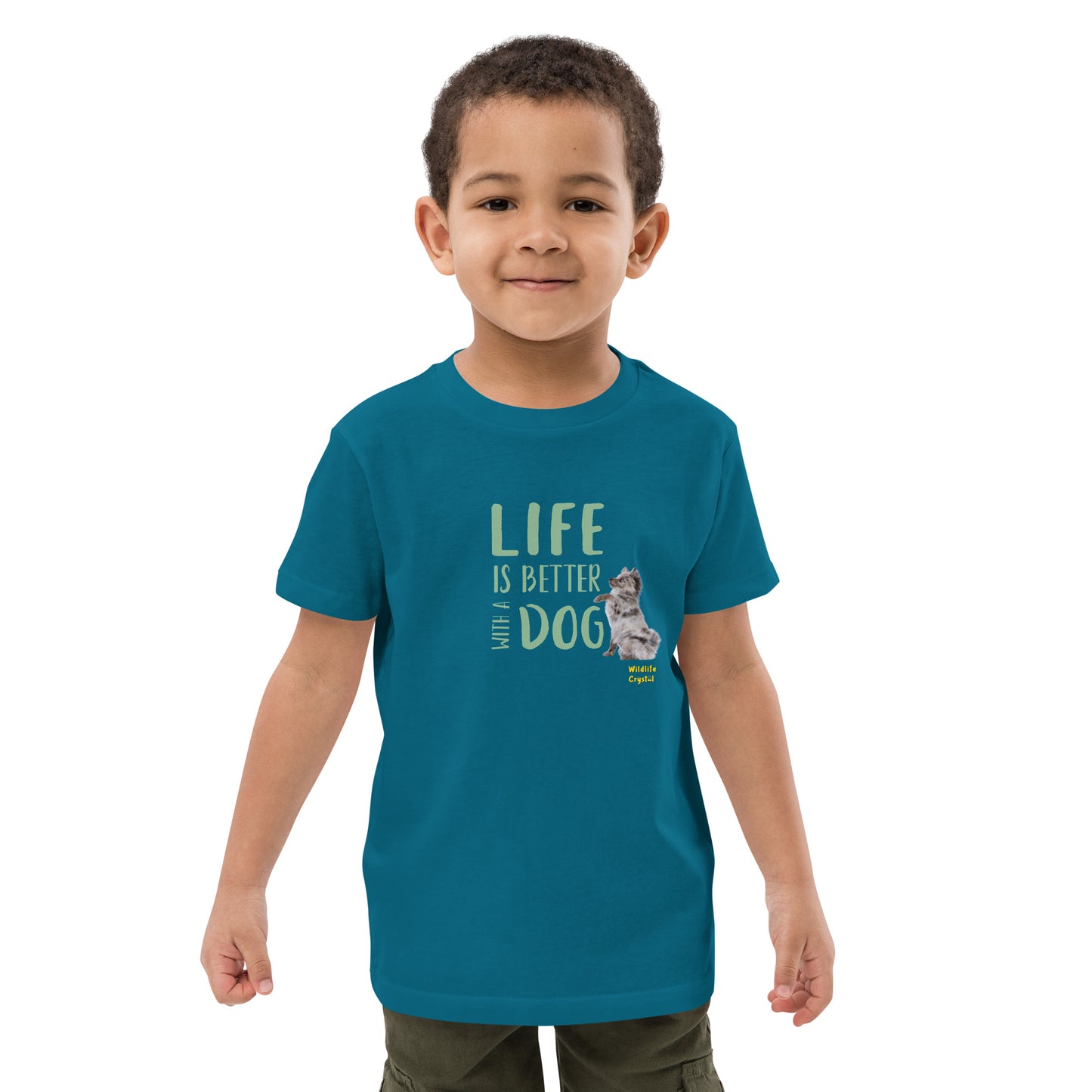 Life Is Better with a Dog Organic Cotton Kids Tee