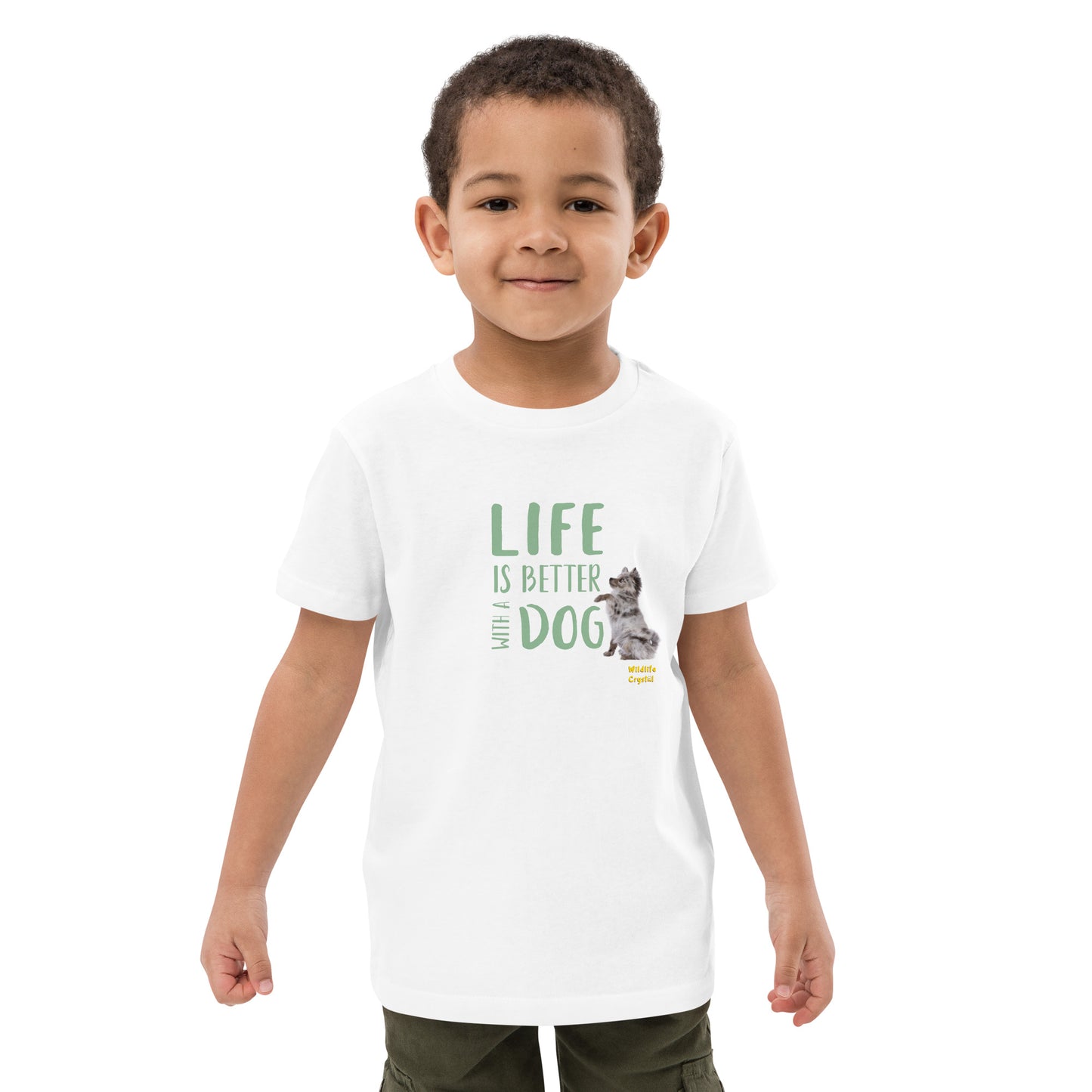 Life Is Better with a Dog Organic Cotton Kids Tee