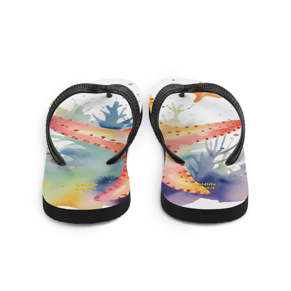 Ocean Love Starfish Adult Flip-Flops