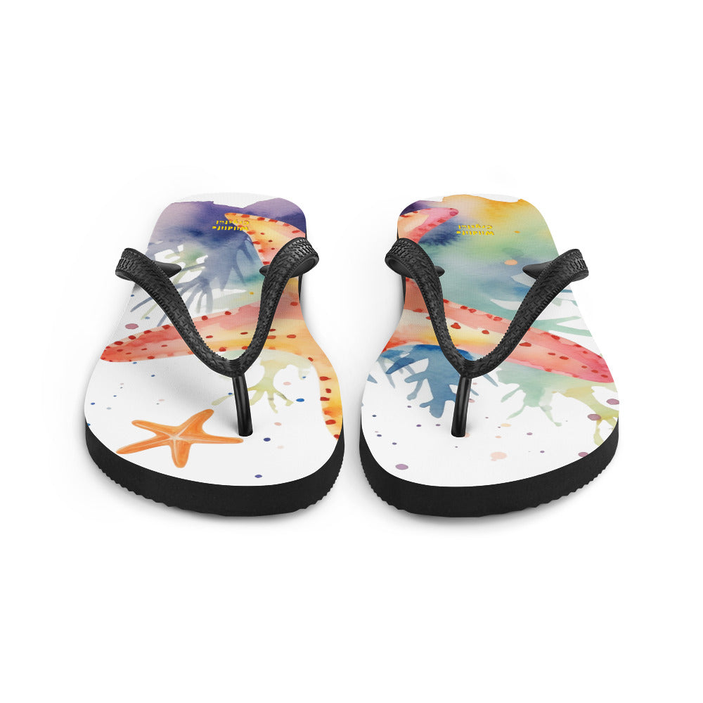 Ocean Love Starfish Adult Flip-Flops