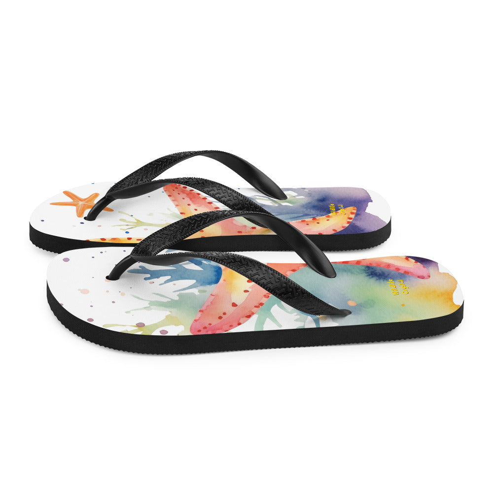 Ocean Love Starfish Adult Flip-Flops