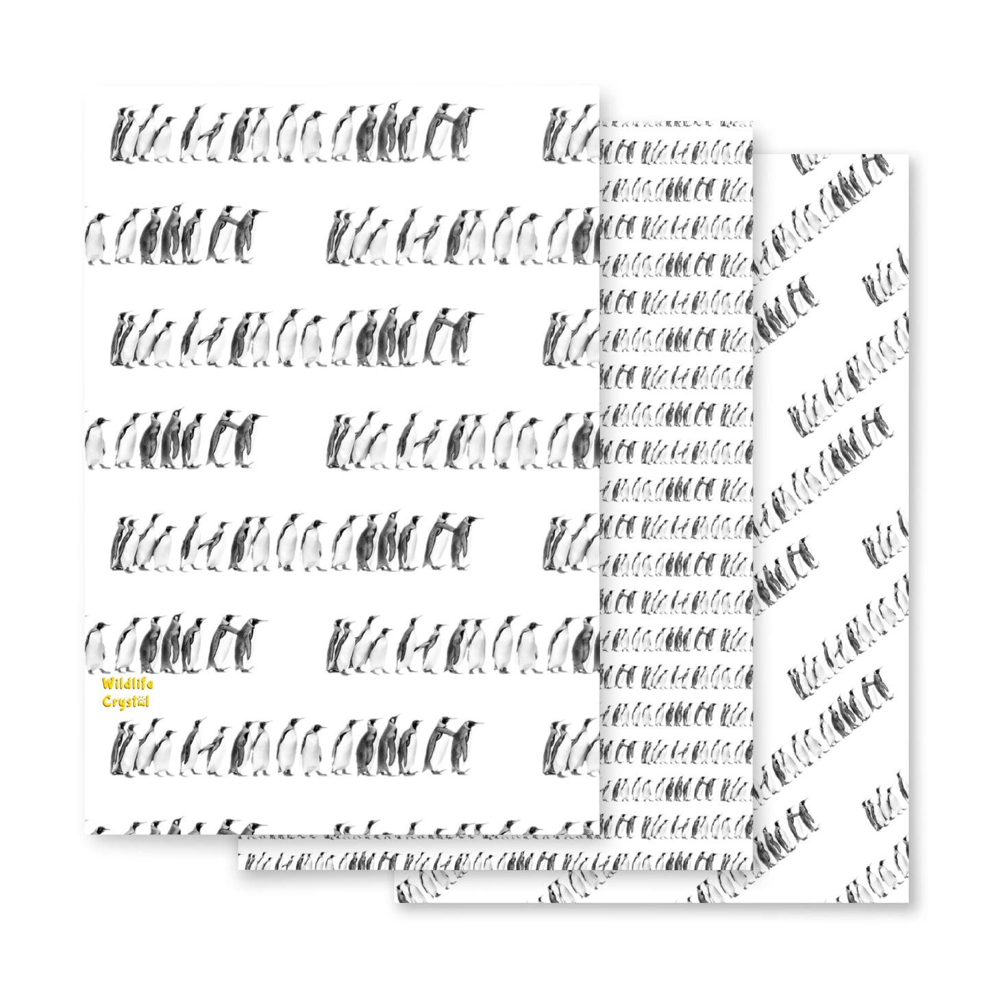 Penguin Line Wrapping paper sheets